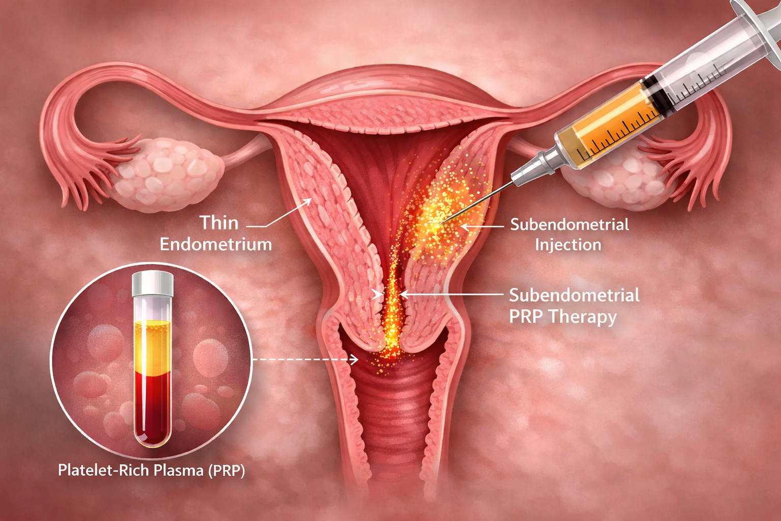 Subendometrial PRP
